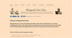Desktop Screenshot of bhagavadgitaclass.com